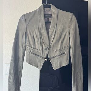 BCBG 100% Leather Jacket